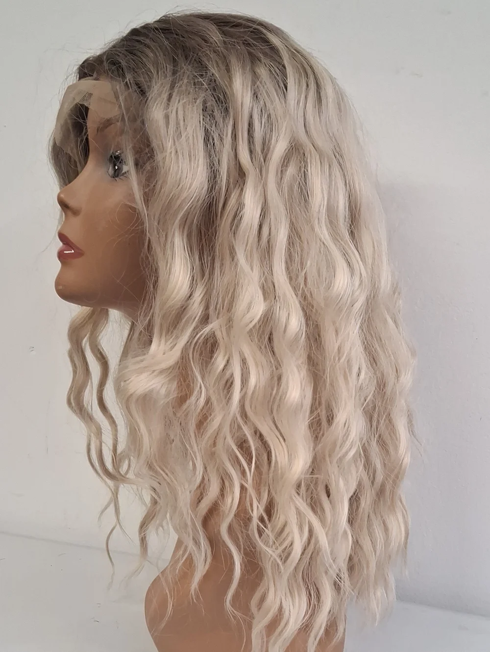 NWT Blonde Wavy Lace Front Wig - Natural Blonde Women's Hair
